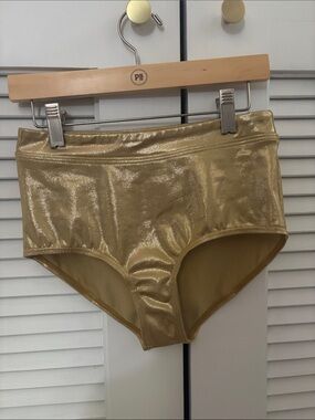 Balera Gold Metalic Dancewear Briefs